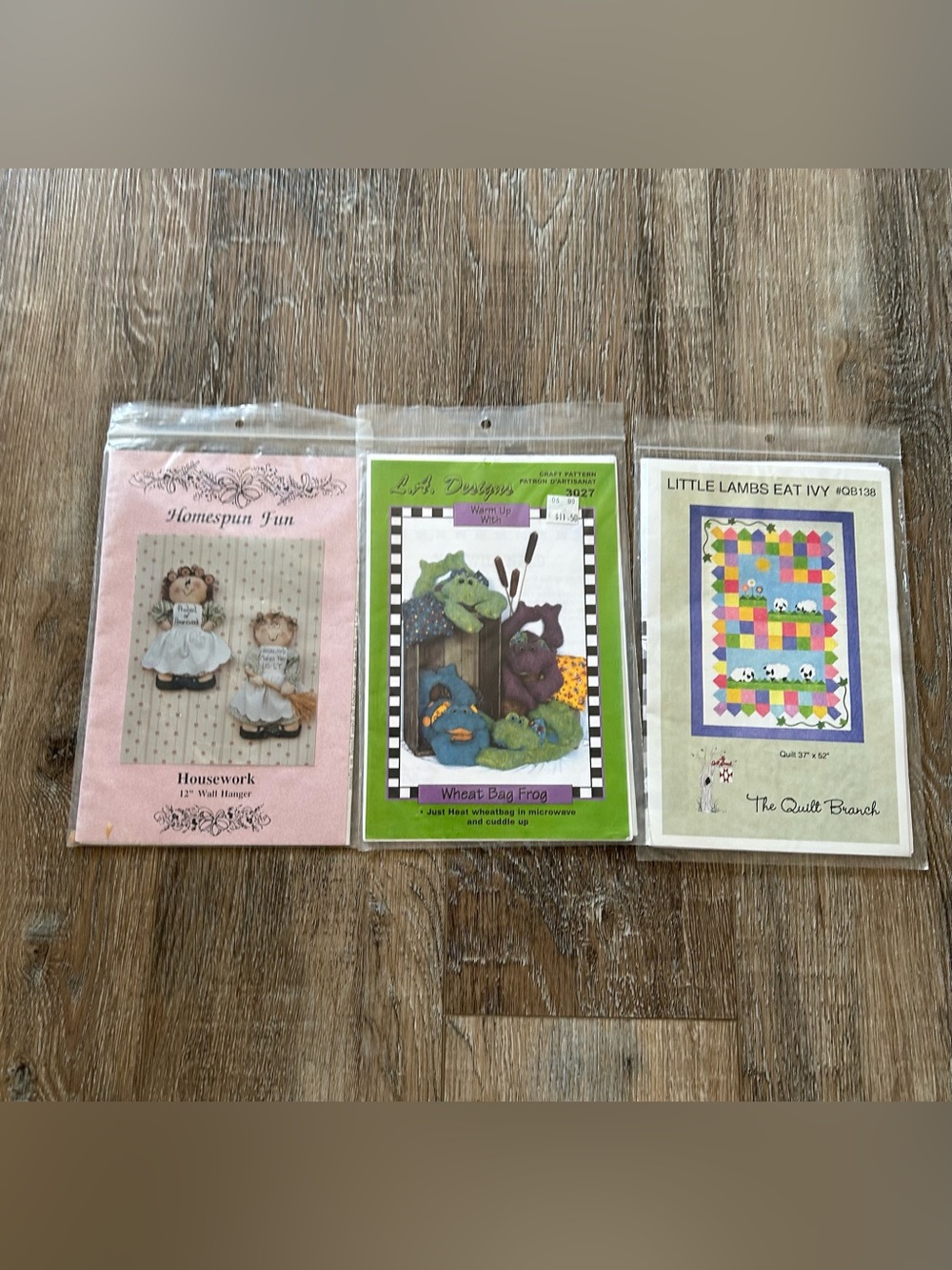 Three Vintage Sewing/Quilt Patterns